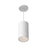 Lorna 8-in (4-in Dia.) 36 Degree Optic White Led Pendant | LD4-PD08W20-3036-WH-UNV-010