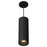 Lorna 13-in (4-in Dia.) 36 Degree Optic Black Led Pendant | LD4-PD12W24-3036-BK-UNV-010