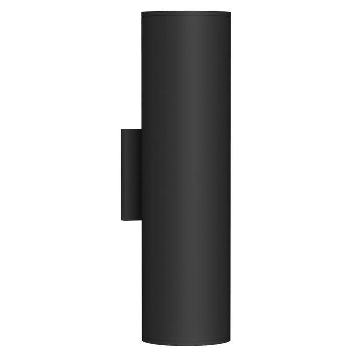 Lorna 16-in (4-in Dia.) 36 Degree Optic Black Led Wall Sconce Up/down Light | LD4-UD16W40-3036-BK-UNV-010