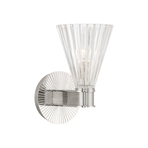 Lotus 5.5'' Polished Nickel Sconce | LOT-701-PN