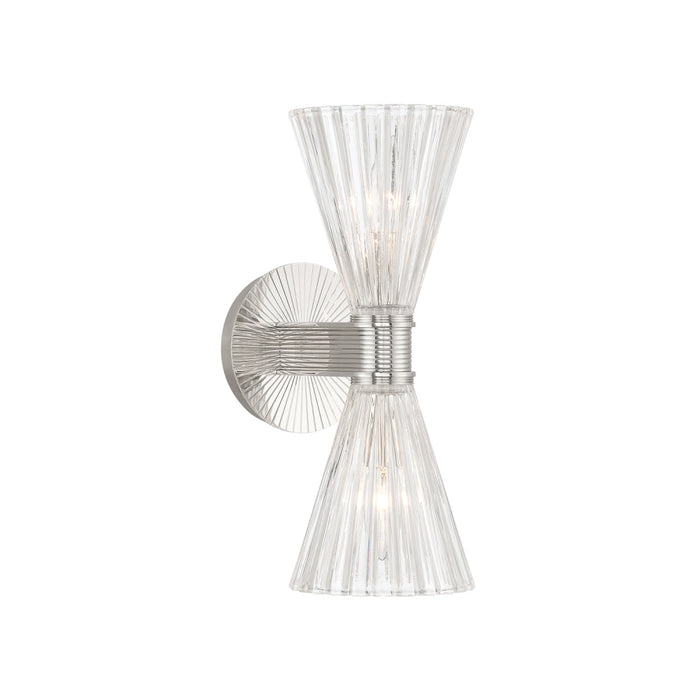 Lotus 5.5'' Polished Nickel Sconce | LOT-702-PN