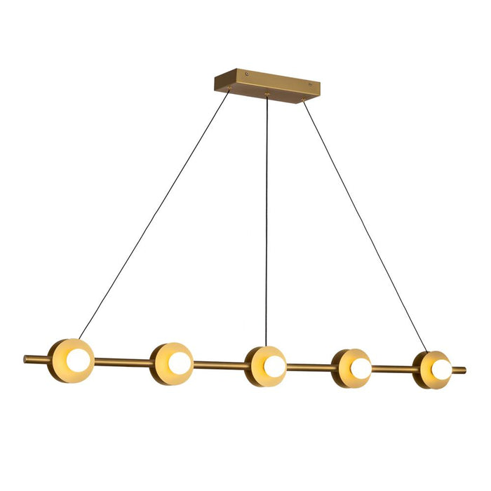 Elixir 48-in Brushed Gold Led Linear Pendant | LP15548-BG-UNV