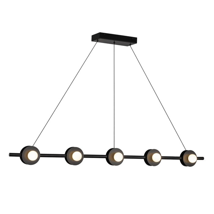 Elixir 48-in Black Led Linear Pendant | LP15548-BK-UNV