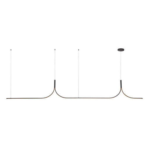 Thread 10-ft Black Led Linear Pendant | LP17910-BK-UNV-010-RT