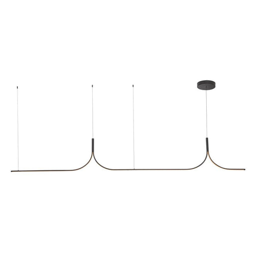 Thread 10-ft Black Led Linear Pendant | LP17910-BK-UNV-010