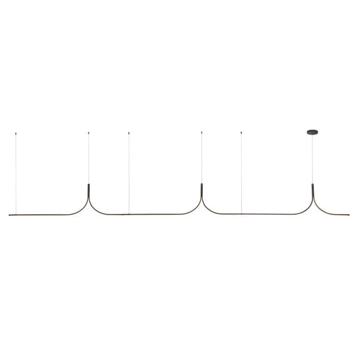 Thread 15-ft Black Led Linear Pendant | LP17915-BK-UNV-010-RT