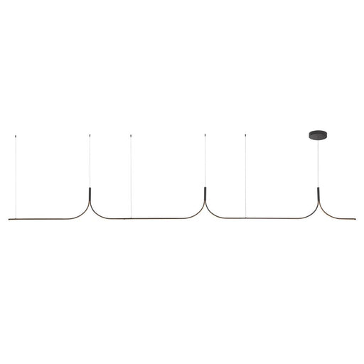 Thread 15-ft Black Led Linear Pendant | LP17915-BK-UNV-010