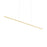 Vega Minor 60-in Brushed Gold Led Linear Pendant | LP18260-BG-UNV