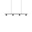 Dune 37-in Black Led Linear Pendant | LP19937-BK