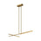 Shift 48-in Brushed Gold Led Linear Pendant | LP28748-BG-UNV