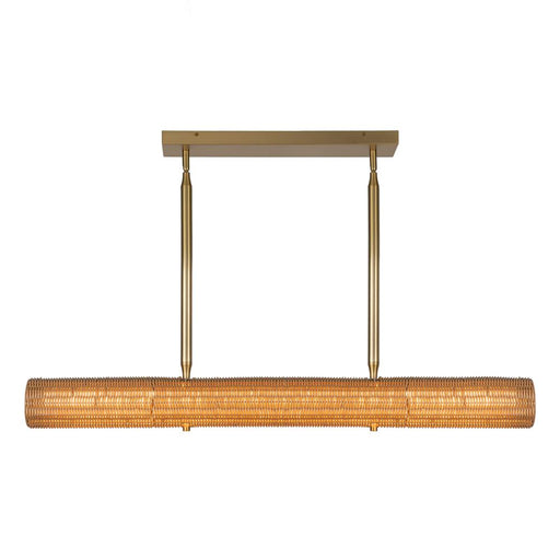 Maris 42-in Brushed Gold Led Linear Pendant | LP602042BG-UNV