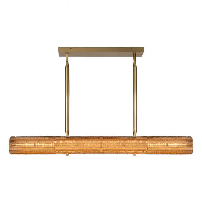 Maris 42-in Brushed Gold Led Linear Pendant | LP602042BG-UNV