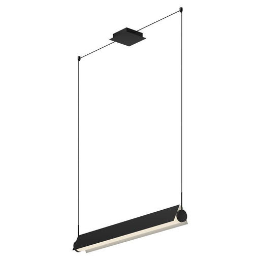 Phoenix 36-in Black/white Led Linear Pendant | LP73536-BK/WH-UNV