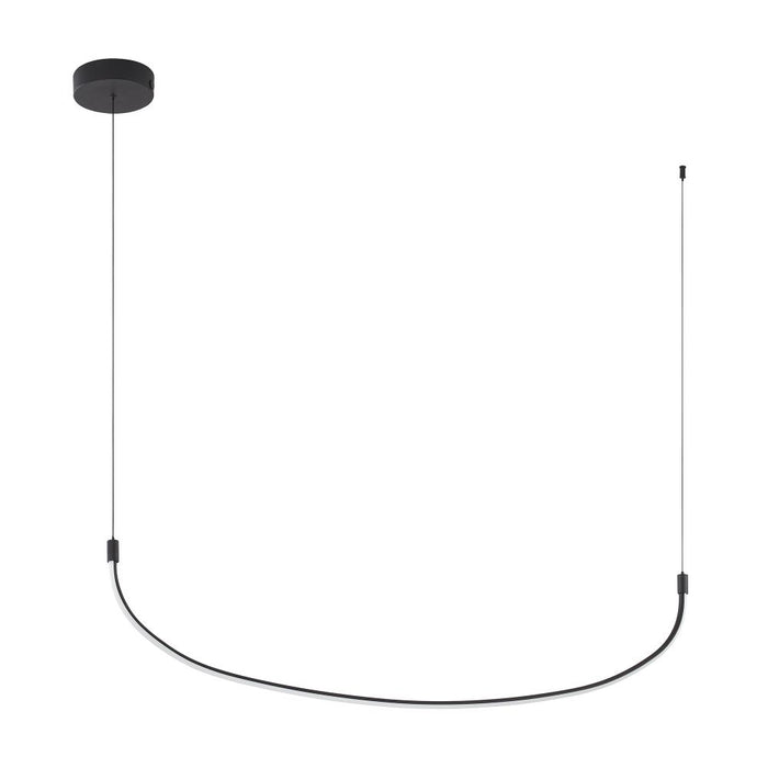 Talis 48-in Black Led Linear Pendant | LP89048-BK-UNV