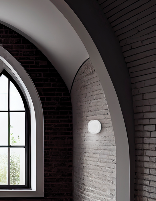 15w Wall Sconce, Mb W/ Clr & Fr Acrylic Diffuser | LUC-515LEDW-MB