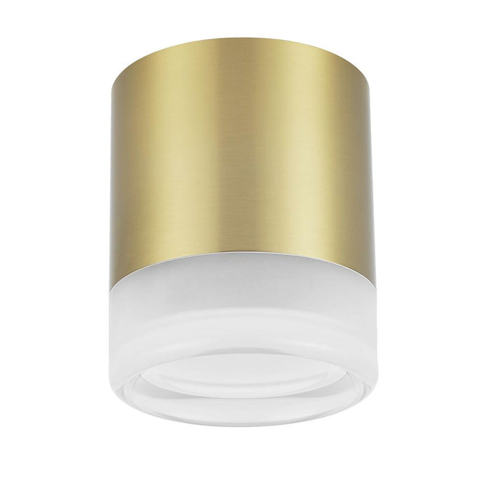 15w Flush Mount, Agb W/ Clr & Fr Acrylic Diffuser | LUC-715LEDFH-AGB