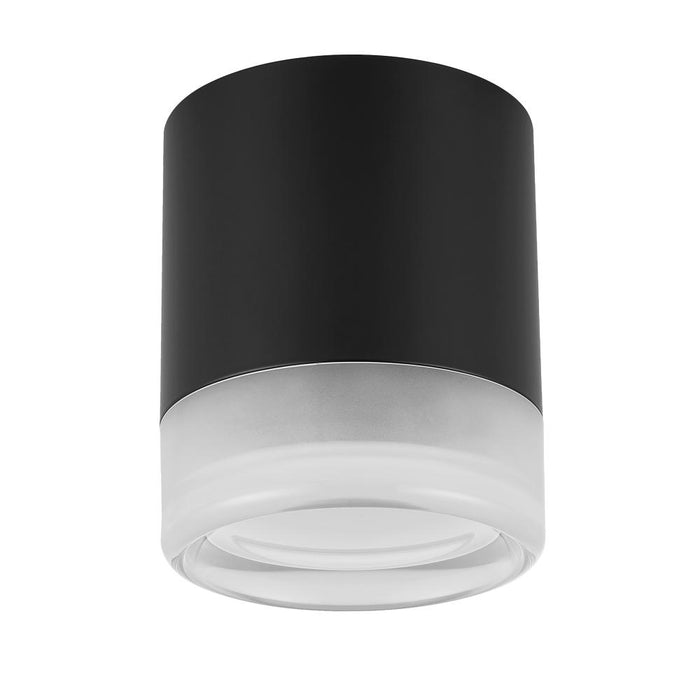 15w Flush Mount, Mb W/ Clr & Fr Acrylic Diffuser | LUC-715LEDFH-MB