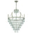 Lucille 6 Light Antique Silver Chandelier | LUC-A9066-SA