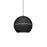 Lucas 16-in Black 1 Light Pendant | 494016-BK