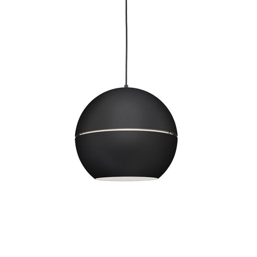 Lucas 16-in Black 1 Light Pendant | 494016-BK