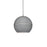 Lucas 16-in Gray 1 Light Pendant | 494016-GY