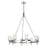 Alora Lucian 36-in Clear Crystal/Polished Nickel 8 Lights Chandeliers