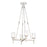 Alora Lucian 22-in Clear Crystal/Polished Nickel 4 Lights Pendant