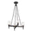 Lucian 22-in Clear Crystal/urban Bronze 4 Lights Pendant | PD338422UBCC