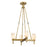 Lucian 22-in Vintage Brass/alabaster 4 Lights Pendant | PD338422VBAR