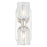 Lucian 11-in Clear Crystal/polished Nickel 2 Lights Wall/vanity | WV338902PNCC