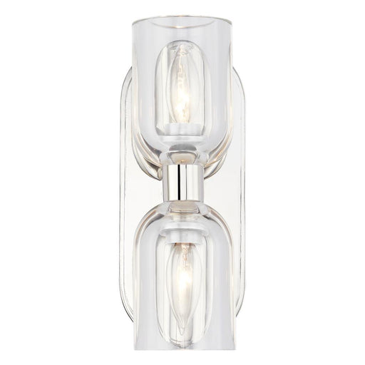 Lucian 11-in Clear Crystal/polished Nickel 2 Lights Wall/vanity | WV338902PNCC