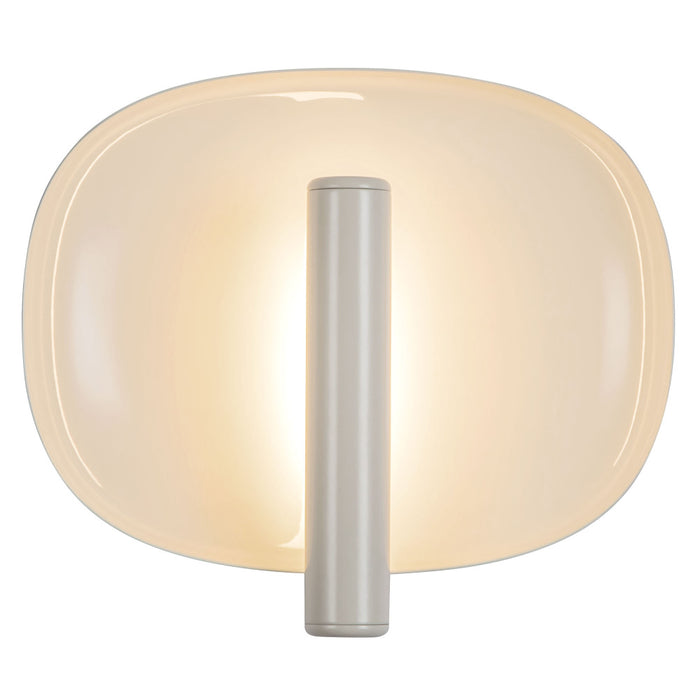 Lustre 9-in White Dimmable Led Wall Sconce | WS20809-PW