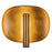 Lustre 9-in Brass Dimmable Led Wall Sconce | WS20809-VB