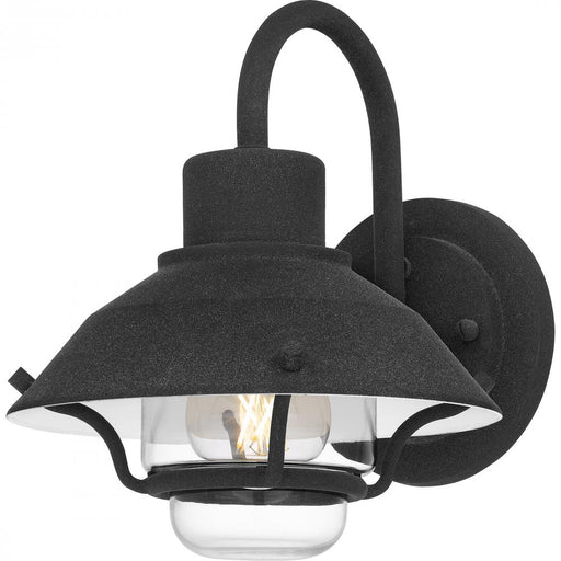 Lavalier 1-light Mottled Black Outdoor Wall Lantern | LVL8408MB