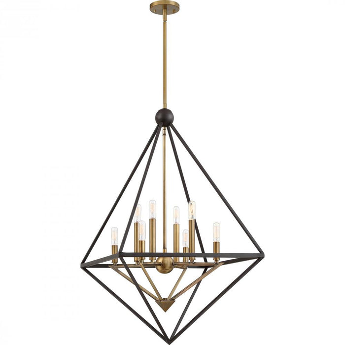 Louvre 8-light Western Bronze Pendant Light | LVR5208WT
