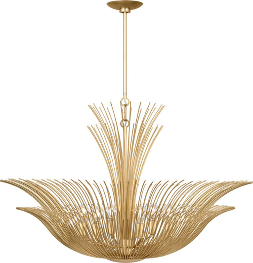 Online Exclusive-dorelle 36 6 Light  Chandelier Gd | LXC1206GD