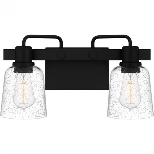 Lydia 2-light Matte Black Vanity Light | LYD8616MBK