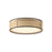Lyla 16-in Rattan Led Flush Mount | FM479016RB-5CCT