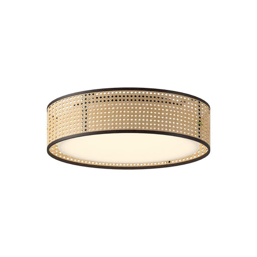 Lyla 16-in Rattan Led Flush Mount | FM479016RB-5CCT