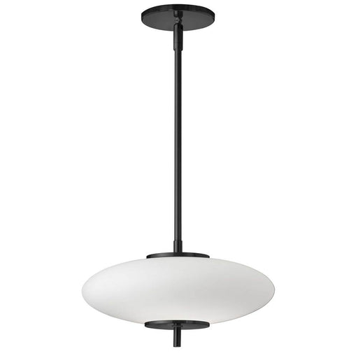16w Pendant, Mb W/ Opal Glass | MAD-121LEDP-MB