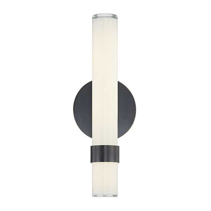 Madison 14-in Urban Bronze/glossy Opal Led Wall/vanity | WV324114UBGO