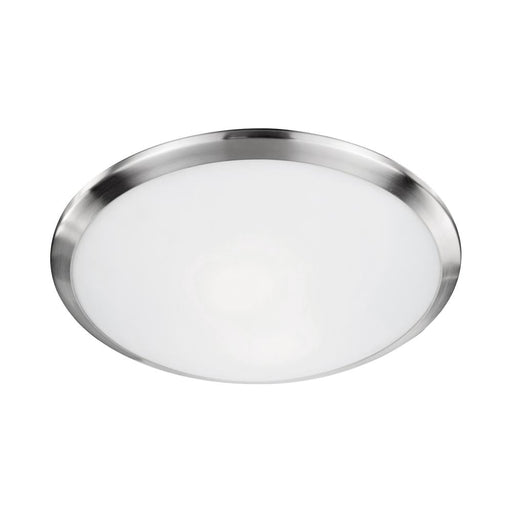 Malta 15-in Brushed Nickel 2 Lights Flush Mount | 51562BN