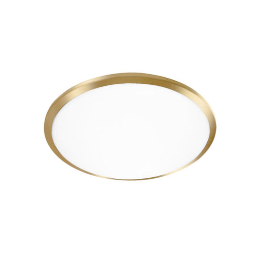Malta 12-in Brushed Gold Led Flush Mount | FM1512-BG