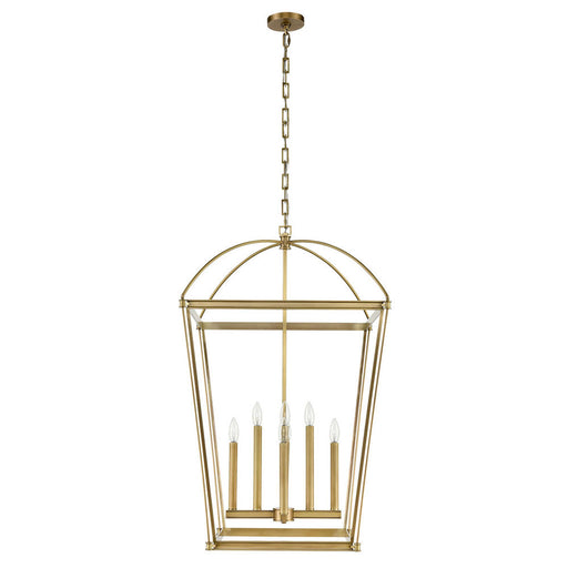Manor Vintage Brass 8 Lights Pendant | PD312224VB