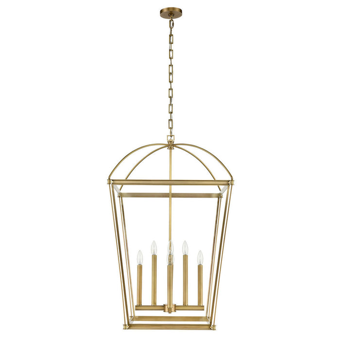 Manor Vintage Brass 8 Lights Pendant | PD312224VB