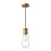 Marcel 4-in Aged Gold 1 Light Pendant | PD464001AG
