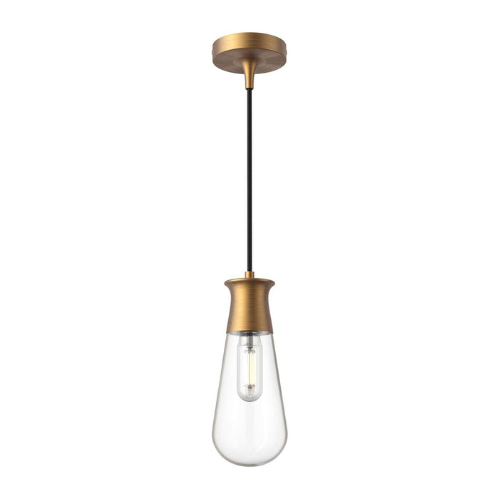 Marcel 4-in Aged Gold 1 Light Pendant | PD464001AG