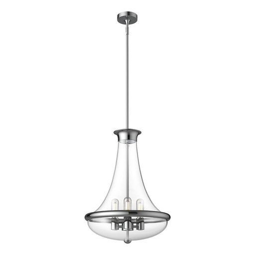 Marcel 18-in Chrome 4 Lights Pendant | PD464018CH