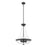 Alora Marcel 18-in Matte Black 4 Lights Pendant