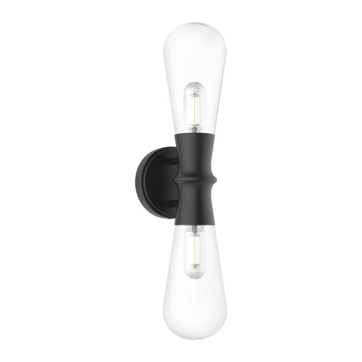 Marcel 5-in Matte Black 2 Lights Wall/vanity | WV464002MB